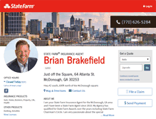 Tablet Screenshot of brianbrakefield.com